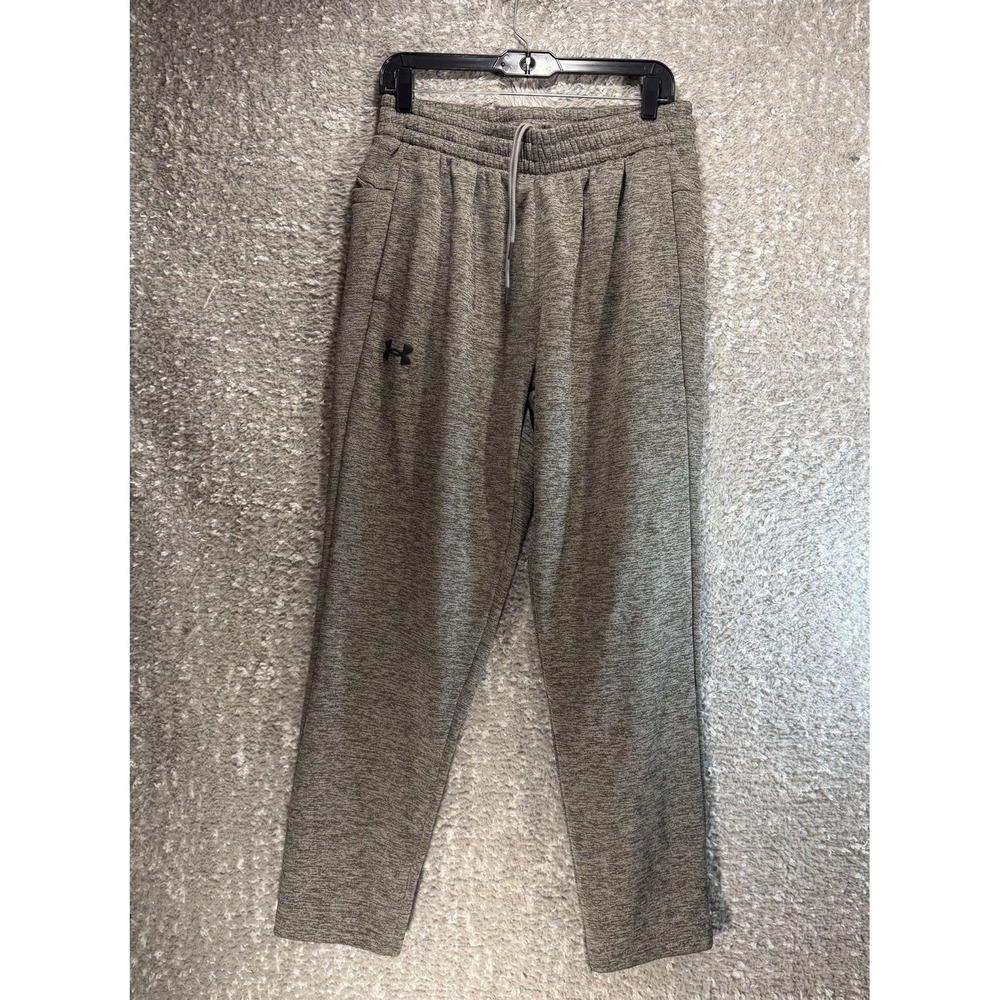 Under Armour Hustle Fleece Loose Fit Sweatpants Mens Gray Large 29 Inseam
